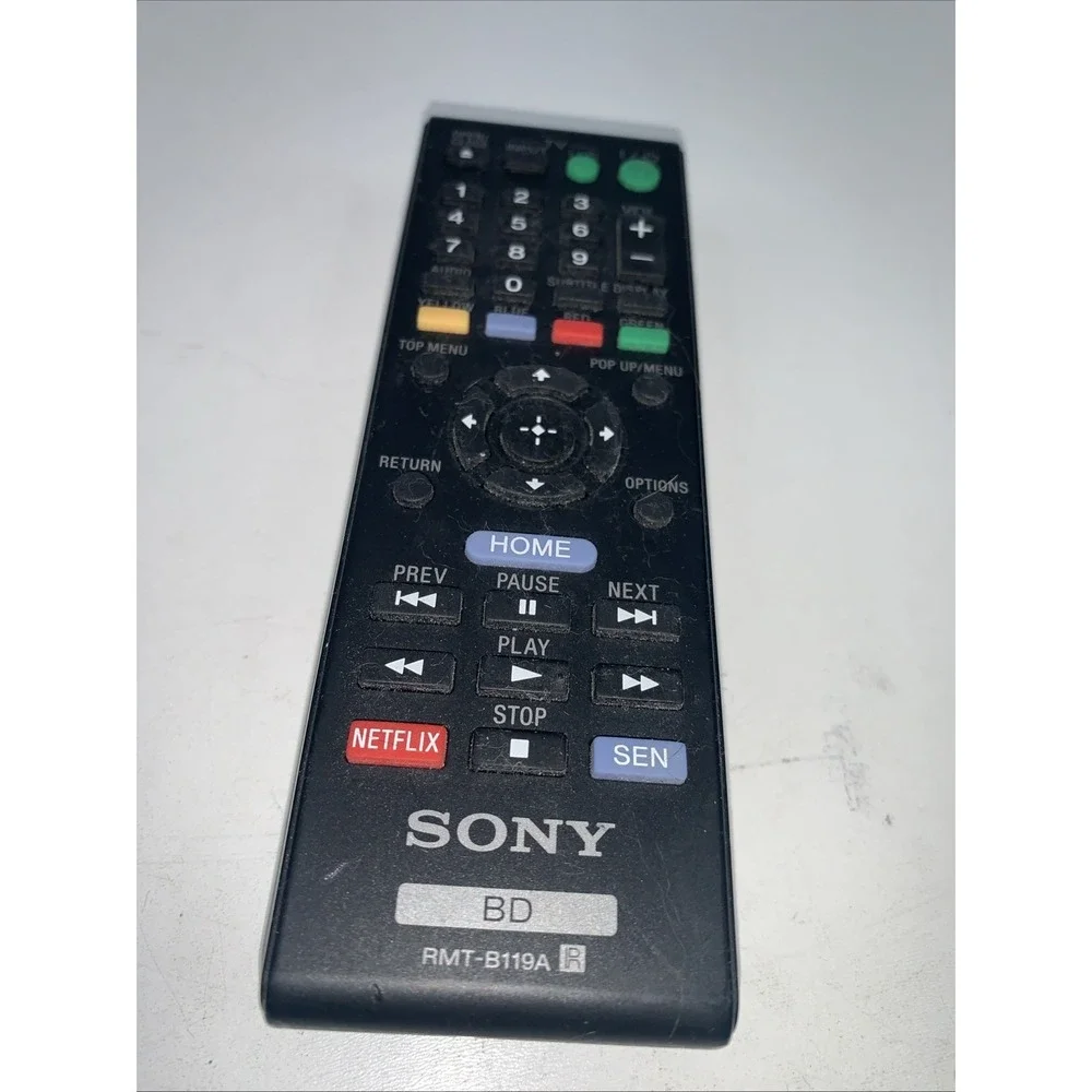 Sony Remote (RMT-B119A) for Select Sony Blu-Ray Players - Black
